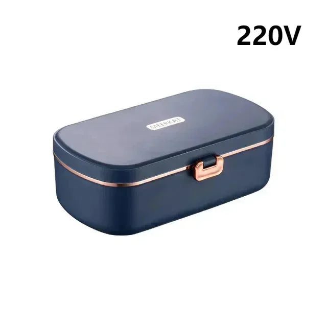 220V 36W 900Ml Electric Lunch Box Water Free Heating Box Stainless Steel Food Warmer Portable Thermal Boxes for Office School
